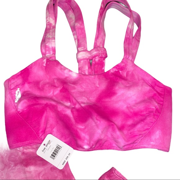 NWT FP Movement “On The Radar Bra Tie Dye” in Pink - Picture 7 of 7